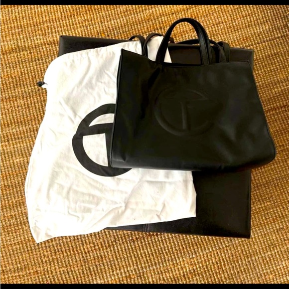 Authentic Black Medium Telfar Bag - Picture 1 of 2